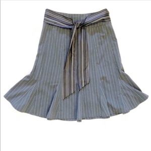 DKNY Belted Midi Skirt, Size 8